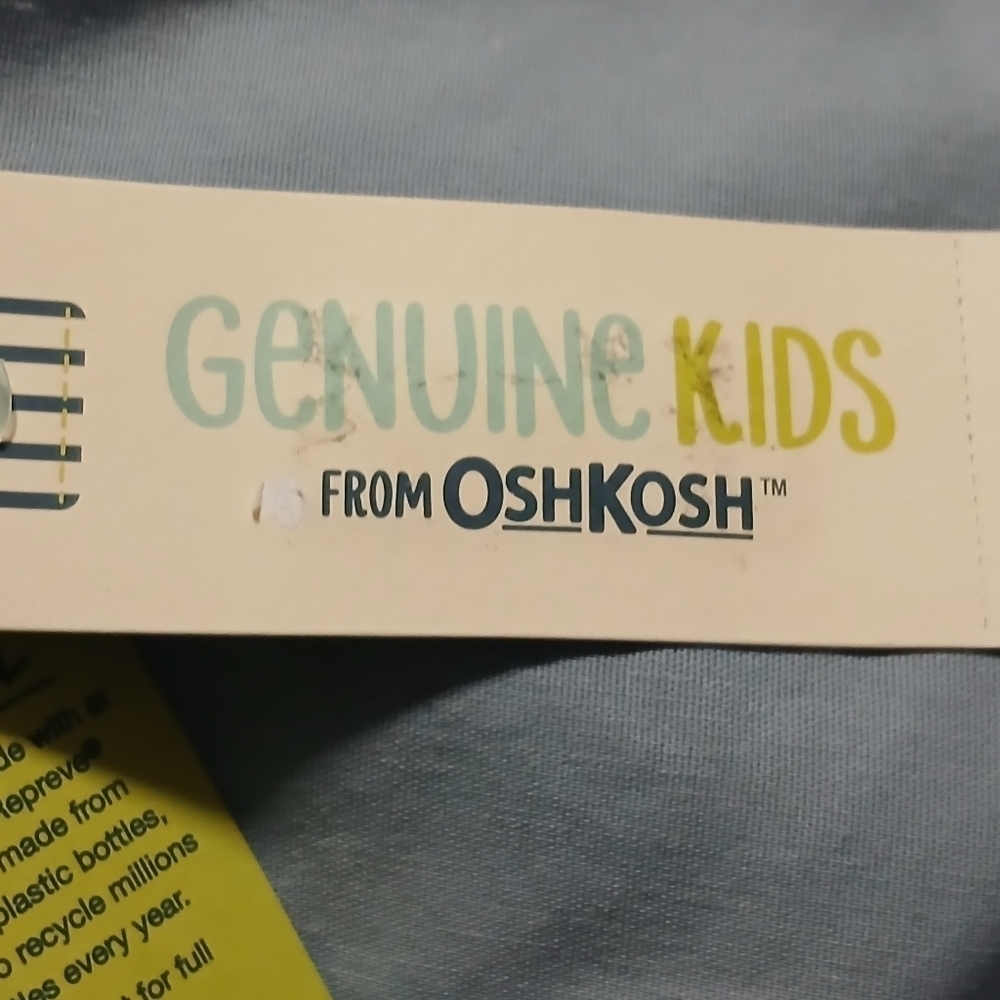 Genuine kids by Oshkosh boys long sleeve Pullover Shirt.  NWT. Size 12 months - Picture 15 of 16